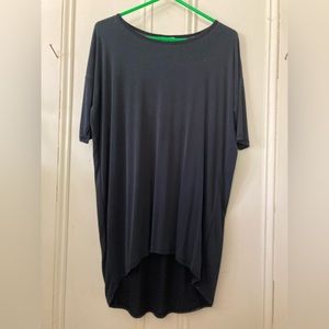 LuLaRoe IRMA, XS, Solid Charcoal Grey, Gently Used